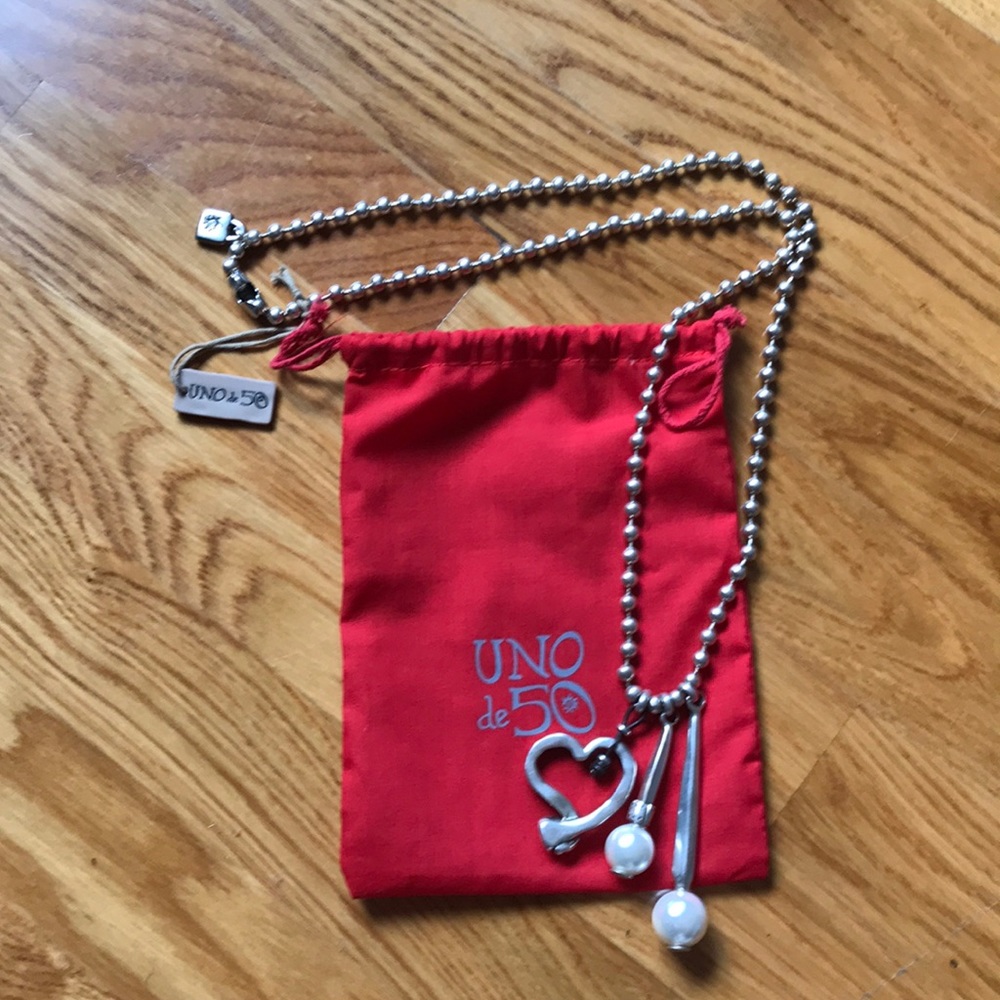 Unode50 Silver "Tea in Istanbul" Heart Necklace